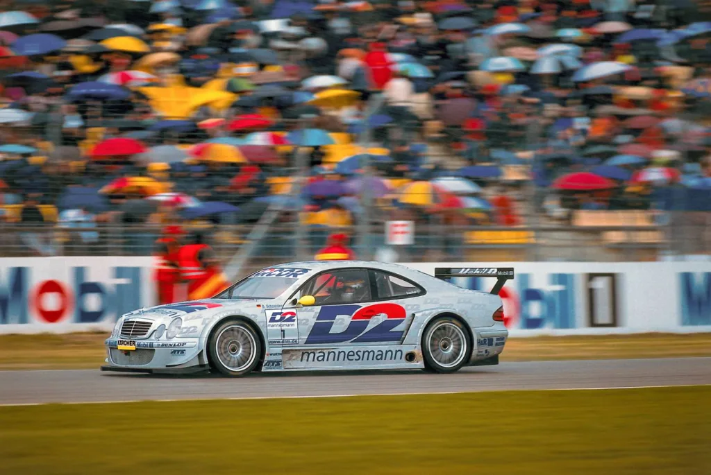 ADAC Prize Hockenheim, 29 October 2000. Final race of the first season of the new DTM. 2000 DTM Champion Bernd Schneider (number 1) with a Mercedes-Benz CLK racing touring car. (Photo index number in the Mercedes-Benz Classic Archives: 2004DIG1712)