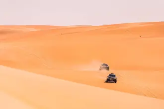 202 CHICHERIT Guerlain (FRA), WINOCQ Alexandre (FRA), Overdrive Racing Toyota Hilux Overdrive, FIA W2RC, action during the Stage 2 of the 2024 Abu Dhabi Desert Challenge, on February 28, 2024 between Al Dhannah and Mzeer’ah, United Arab Emirates © A.S.O/DPPI/B.Roux