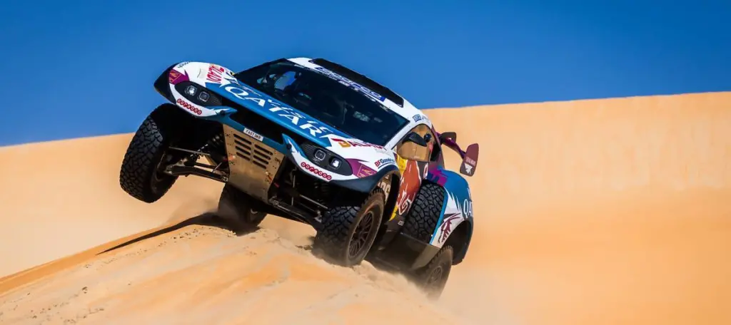 206 AL-ATTIYAH Nasser Saleh (QAT), BOULANGER Edouard (FRA), Nasser Racing By Prodrive, Prodrive Hunter, FIA W2RC, action during the Stage 4 of the 2024 Abu Dhabi Desert Challenge, on March 1, 2024 in Mzeer’ah, United Arab Emirates © A.S.O/DPPI/B.Roux