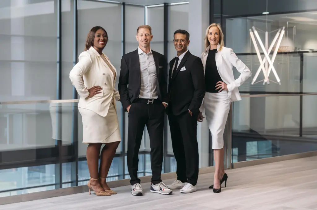 Ashley Reddy, Head of Aftersales and Dealer Network Management; Sascha Sauer; Head of Audi South Africa; Asif Hoosen, Head of Sales and Planning; and Tarryn Knight, Head of Marketing, Product and PR.