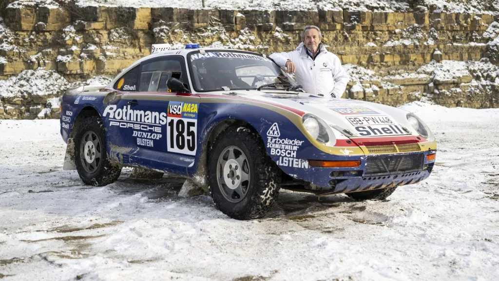 Jacky Ickx, Porsche 959 Paris-Dakar, 2023, Porsche AG