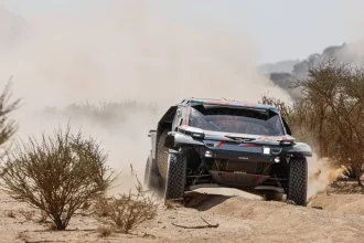 #200 AL-ATTIYAH Naser (qat), BOULANGER Edouard (fra), Dacia, The Dacia Sandriders, FIA W2RC, Ultimate, action during the Private Test of the Dakar 2025 from December 31, 2024 to January 2, 2025 in Bisha, Saudi Arabia © A.S.O./F.Le Floc'h/DPPI