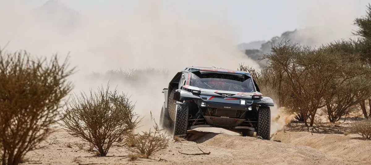 #200 AL-ATTIYAH Naser (qat), BOULANGER Edouard (fra), Dacia, The Dacia Sandriders, FIA W2RC, Ultimate, action during the Private Test of the Dakar 2025 from December 31, 2024 to January 2, 2025 in Bisha, Saudi Arabia © A.S.O./F.Le Floc'h/DPPI